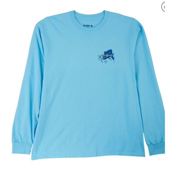 REEL LEGENDS Men’s Large Sail Away Long Sleeve T-Shirt - Picture 6 of 6